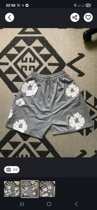 Шорты деним тирс Denim Tears