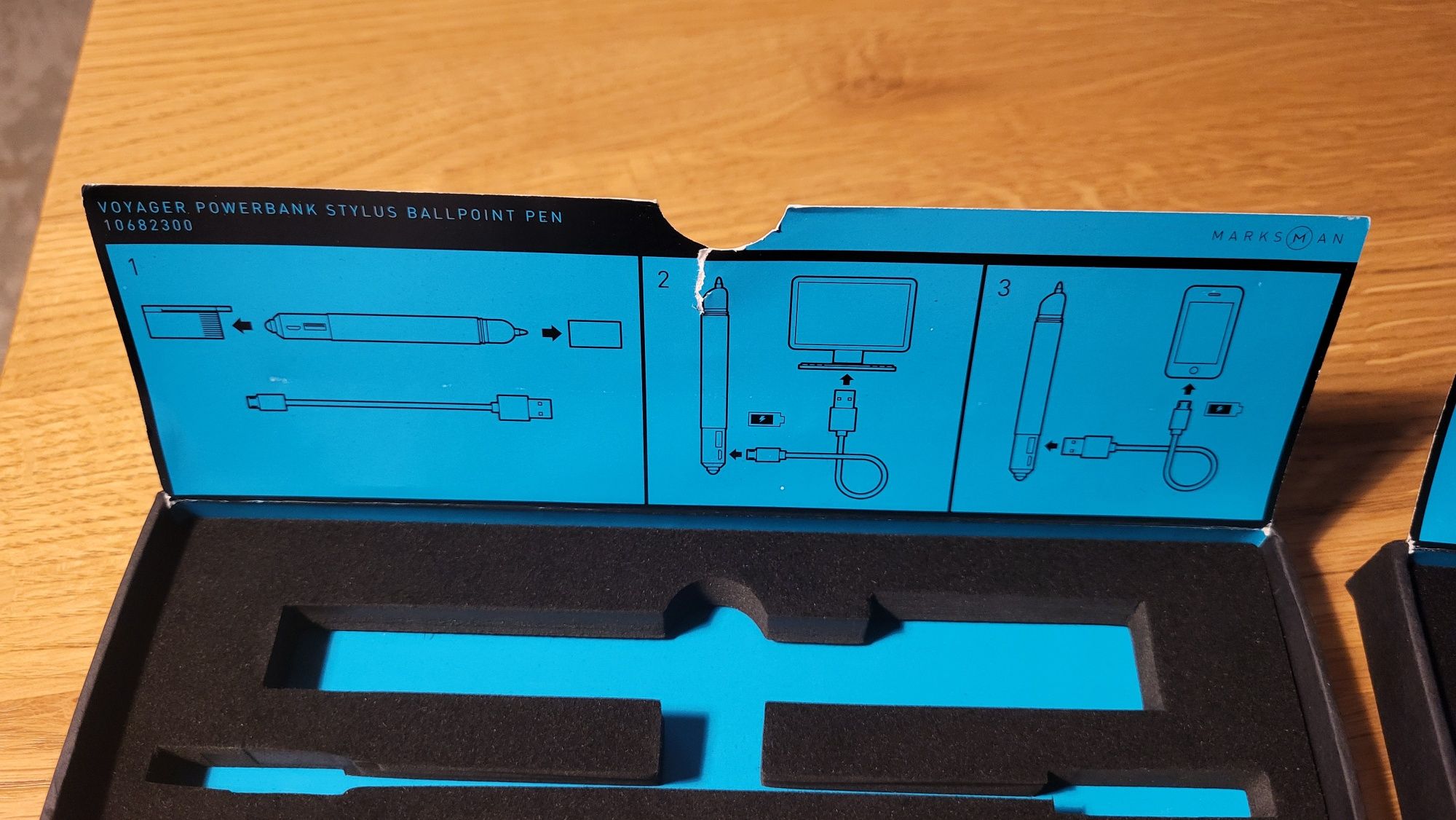 Marksman Długopis Voyager 3w1 - 1 szt z powerbankiem + ekrany dotykowe
