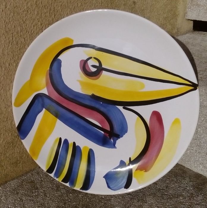 Peça rara colecionador assinada p artista Nicolau Tudela Banc Montepio