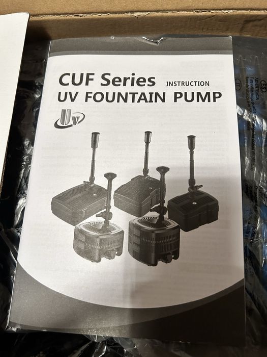 Pompa fontanna do oczka wodnego CUF 2500