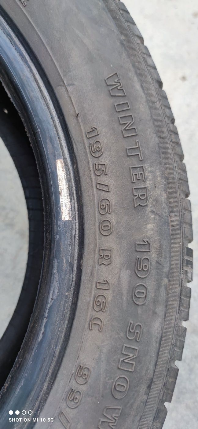 Opony zimowe 195/60r17 używane