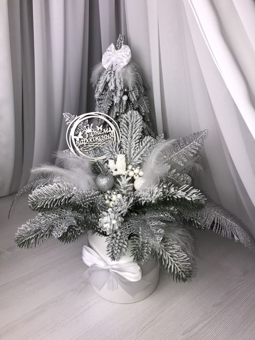 Вічний букет ручної роботи | Декор для дому Подарунок Новорічна ялинка