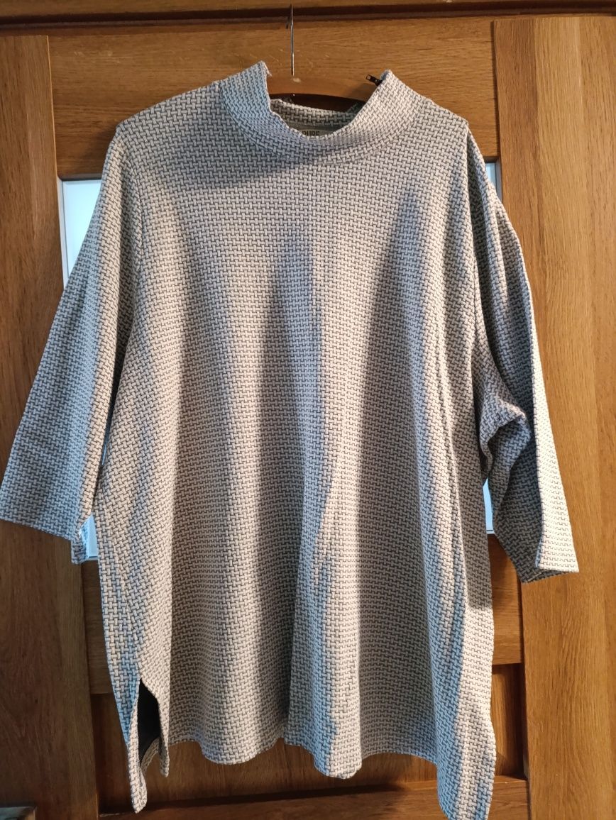 Elegancka bluzka koszulka 50/52