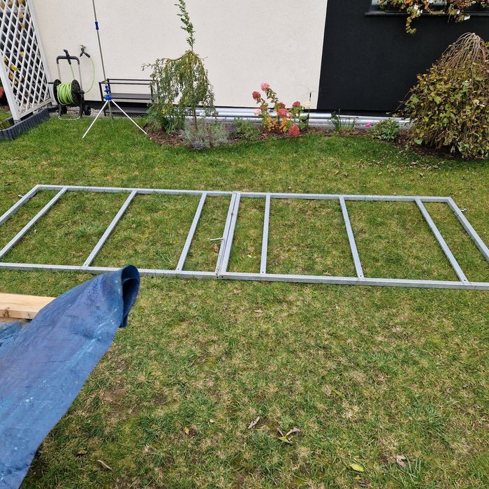 Brama dwuskrzydłowa regulowana ocynk