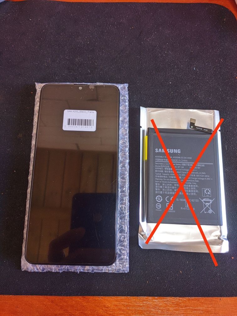Новый Samsung A20S Дисплей Original PRC с рамкой