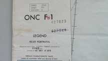 Stara mapa nawigacyjna lotnicza  ONC  F-1