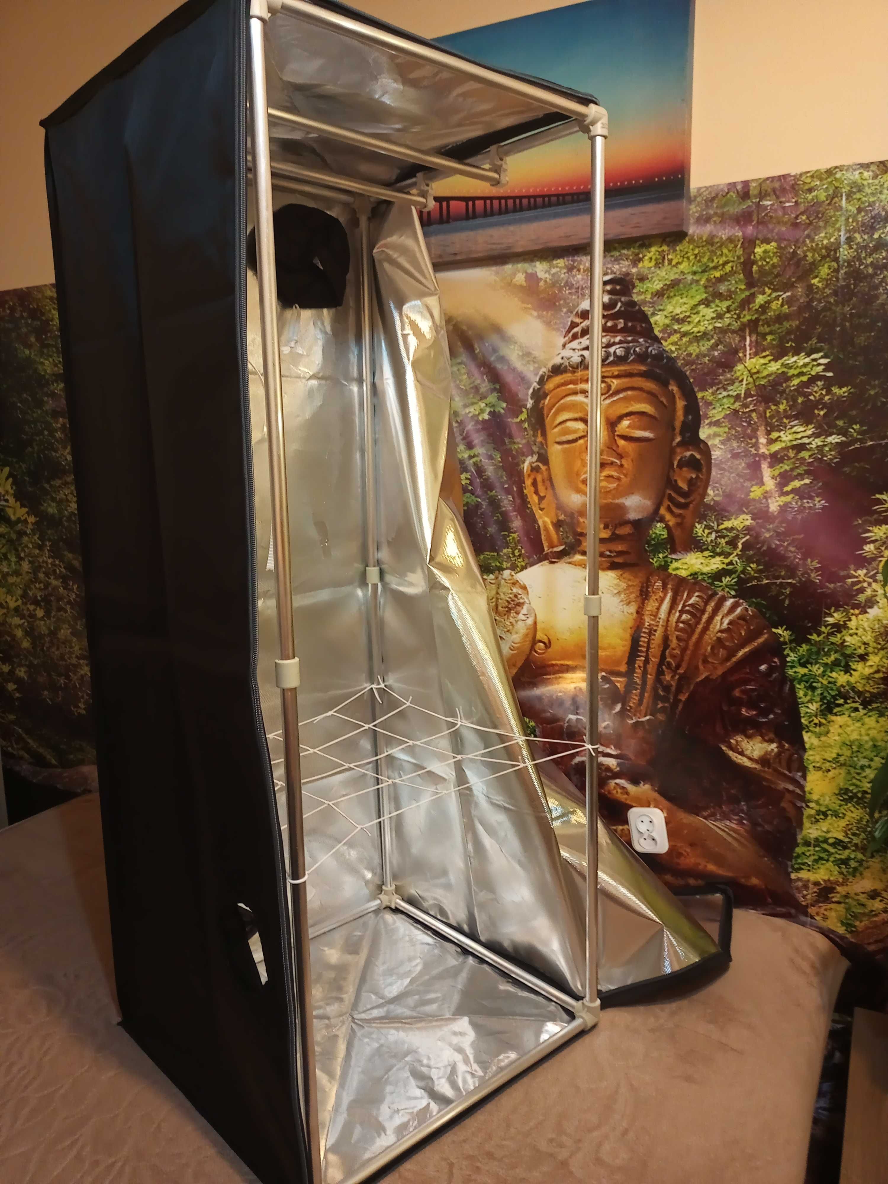 Growbox 60x60x150 mylar tytoń zioła led hps cbd thc szklarnia foliak
