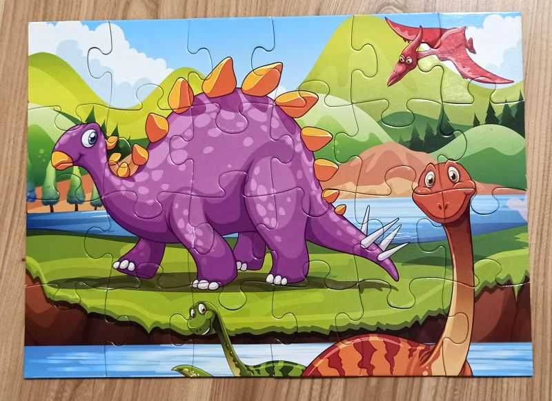 Puzzle 1x24 Dinozaury
