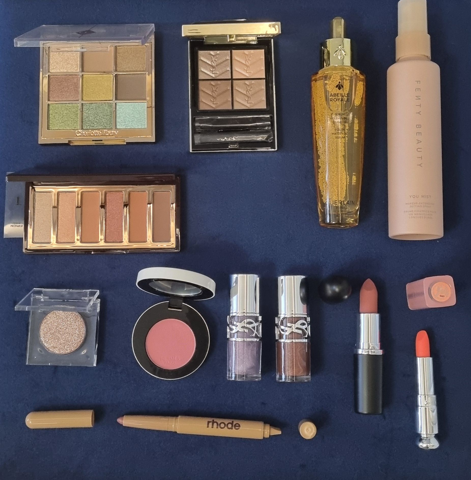 Помада тени румяна Hermes Saint Laurent Sisley Prada Mac YSL