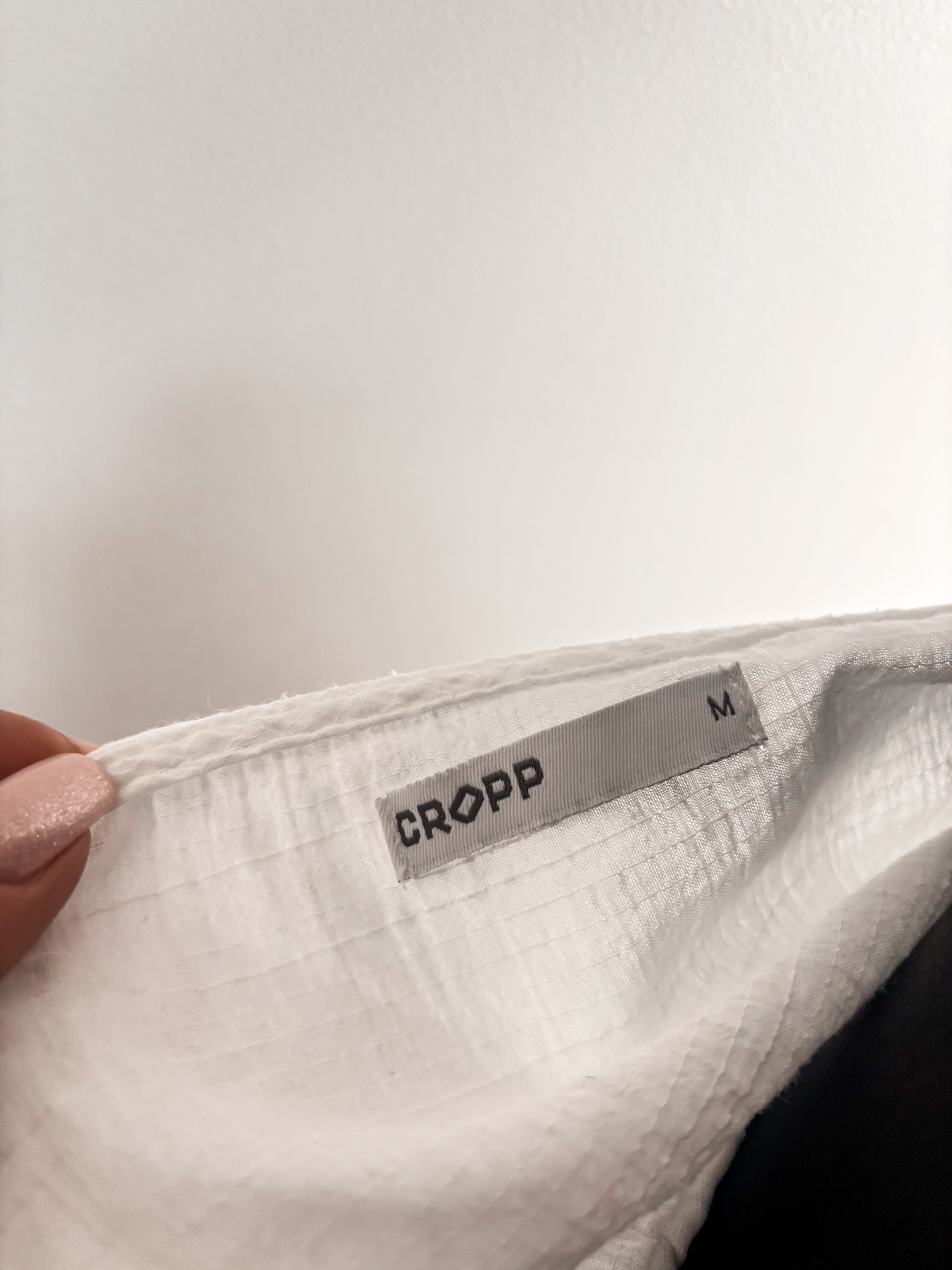 Biała letnia sukienka Cropp m z wiązaniem Basic boho Zara Reserved h&m