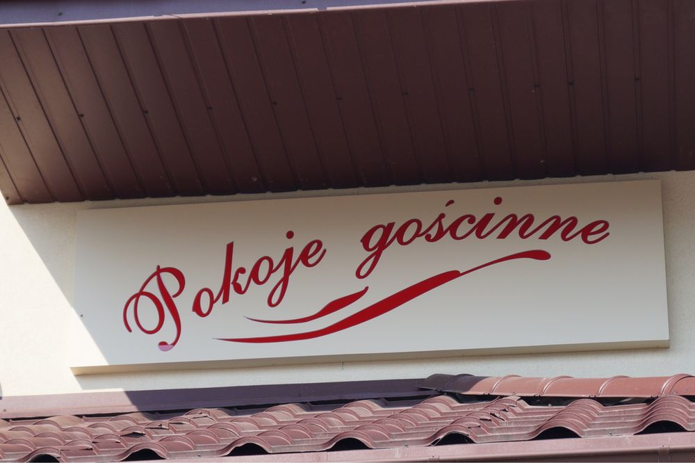 Reklama zewnetrzna -neon pokoje goscinne-agro turystyka-nocleg