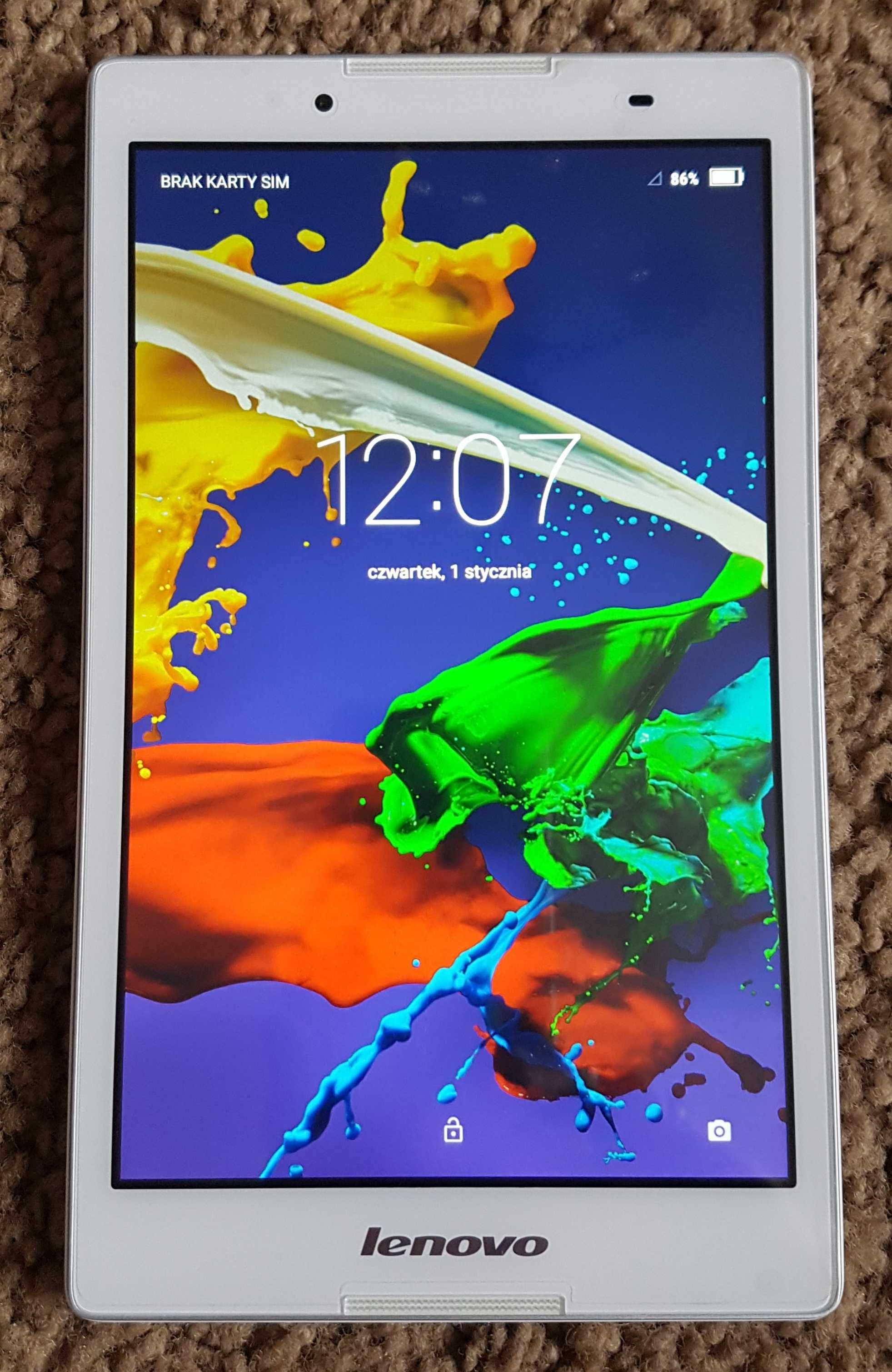 Tablet LENOVO TAB 2 A8-50L biały + etui GRATIS, 16GB, Android