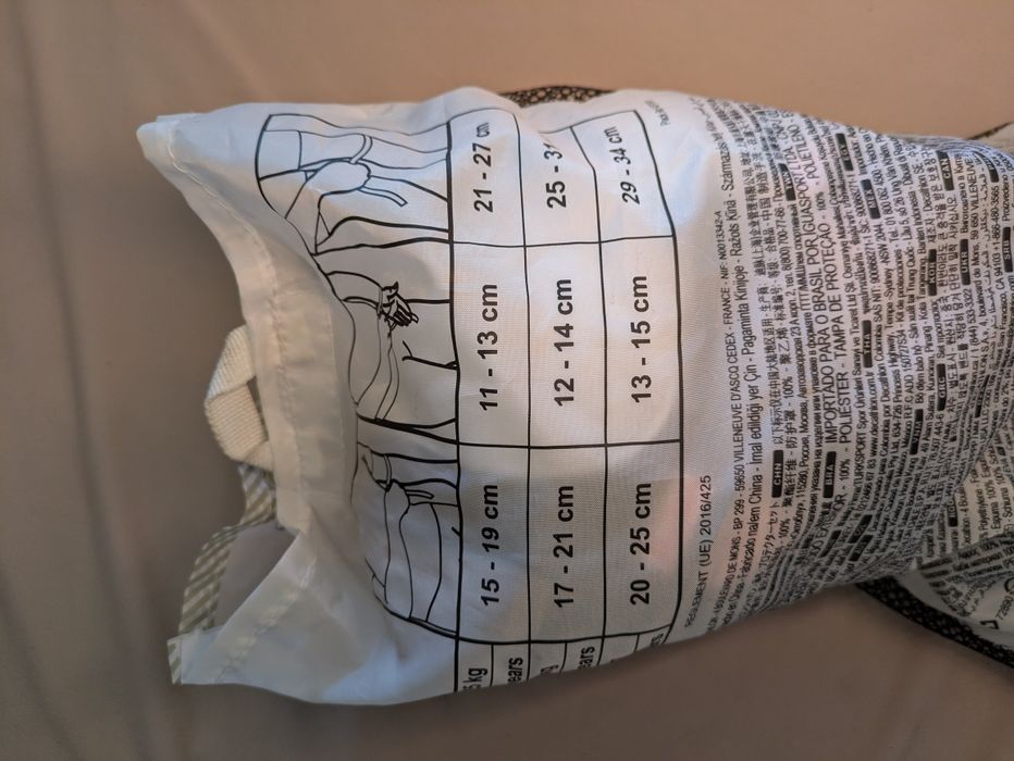 Oxelo decathlon ochraniacze 2xs stan idealny