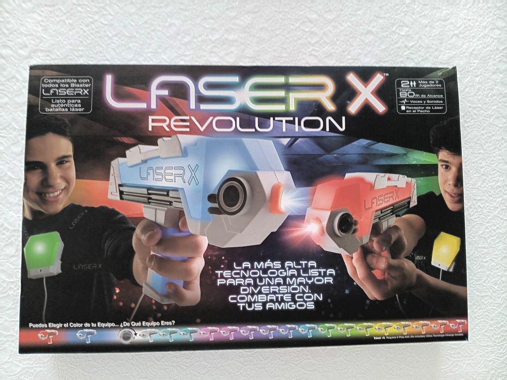 Pistolas de lazer x revolution
