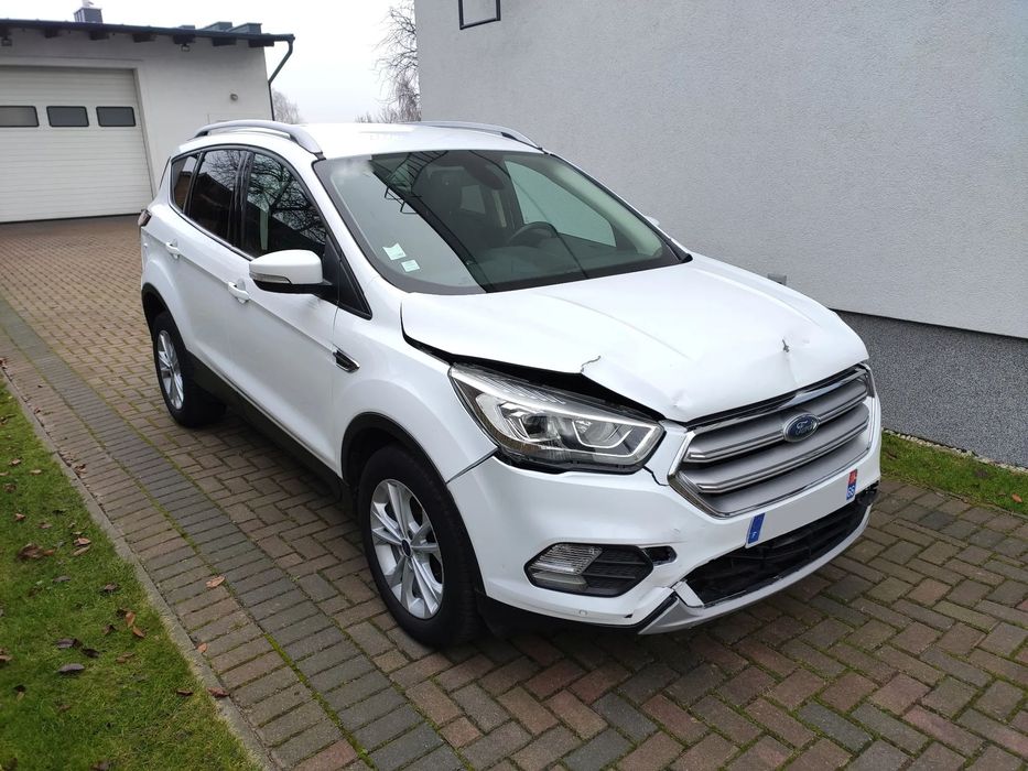 Ford Kuga 2.0 TDCI 150KM Titanium Klimatronik, Nawigacja, Kamera, Uszkodzony