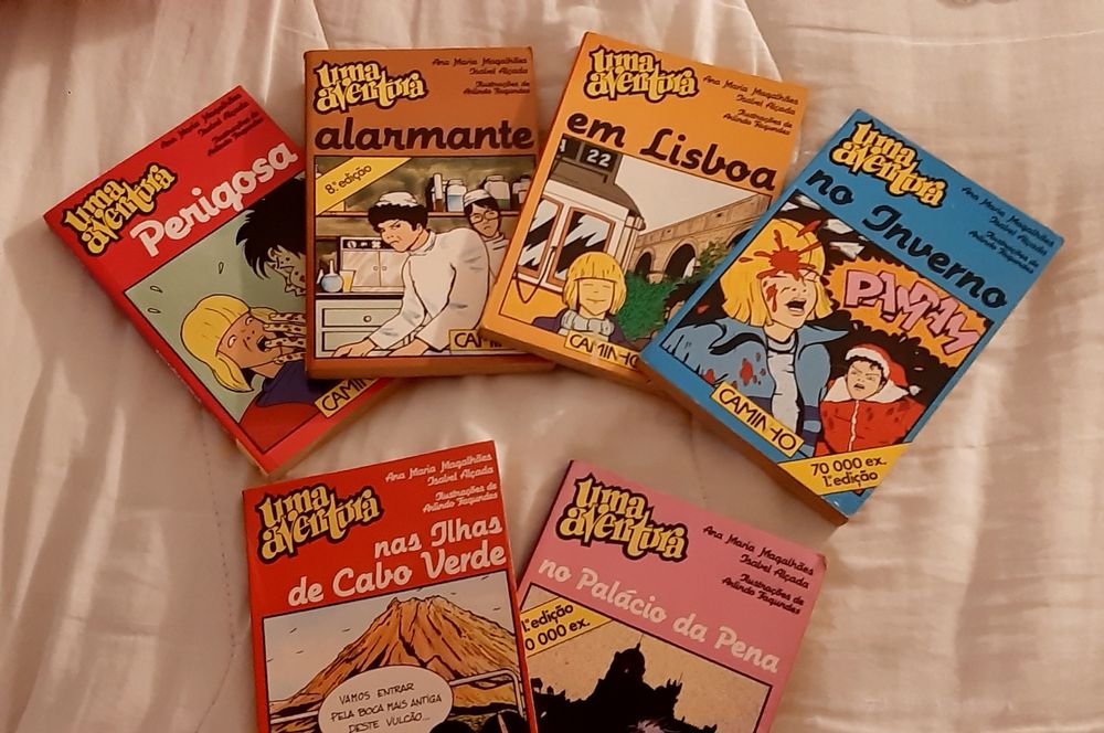 Livros "Uma aventura" e outros livros juvenis