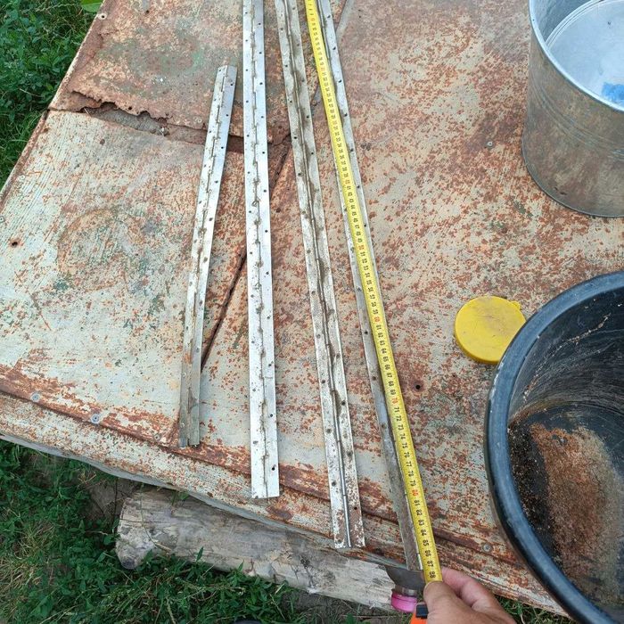 Рояльні петлі для меблів (довгі, металеві) – набір різних розмірів