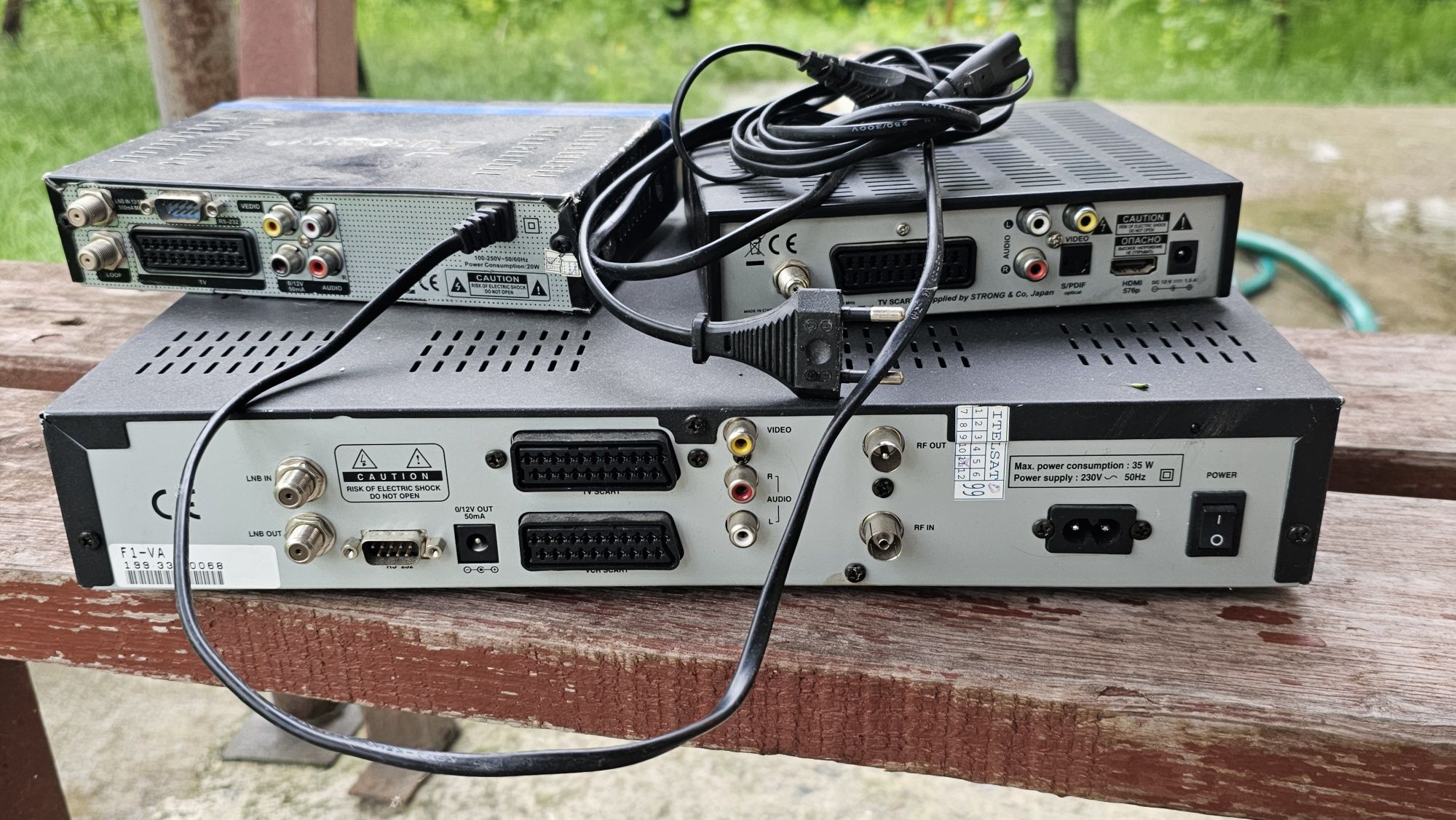 Супутниковий ресивер DVB-S 3 шт Viasat, Human, Eurosky