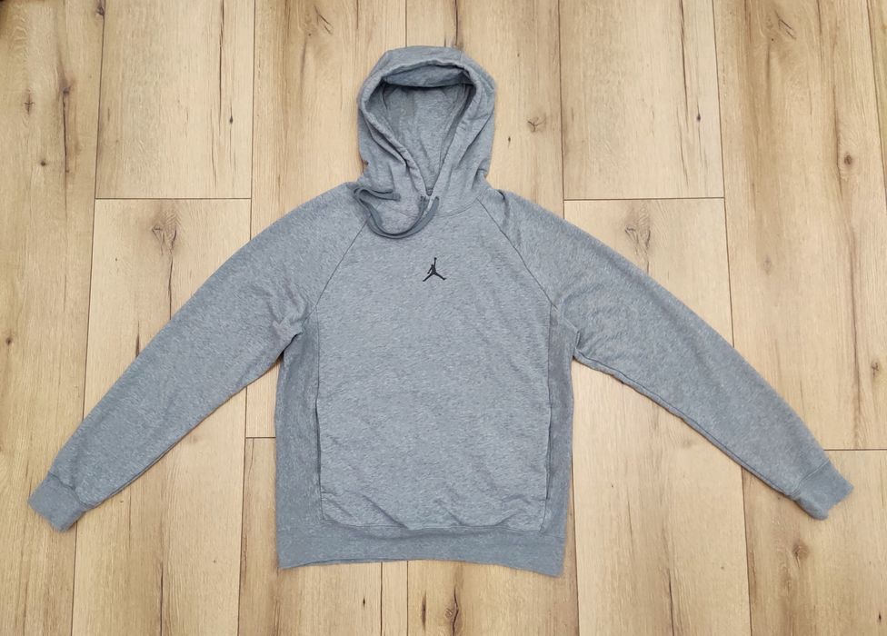 Jordan Dri-Fit męska szara bluza z kapturem w rozmiarze M