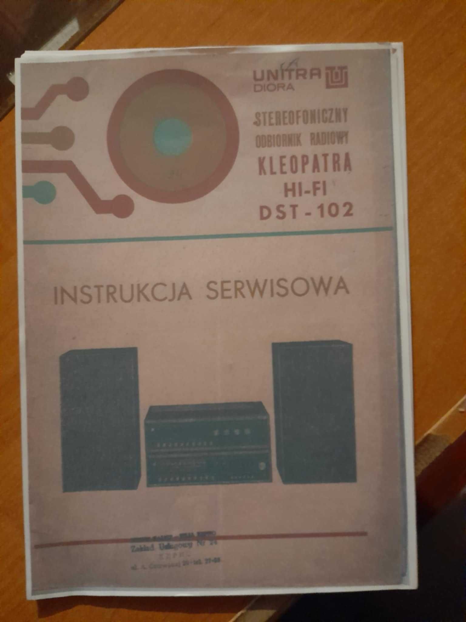 Instrukcje serwisowe radia Unitra