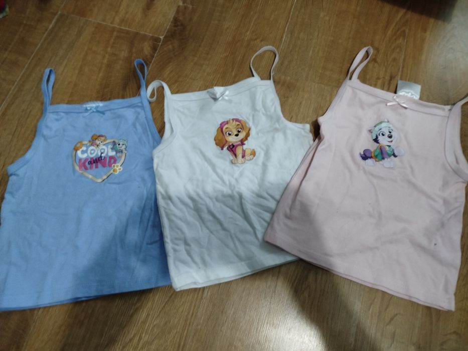 Koszulka bluzeczki na ramiączka Sinsay psi patrol 98