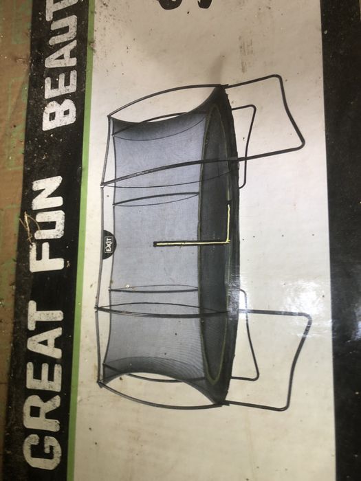 Батут exit tous круглий з захисною сіткою 244 см