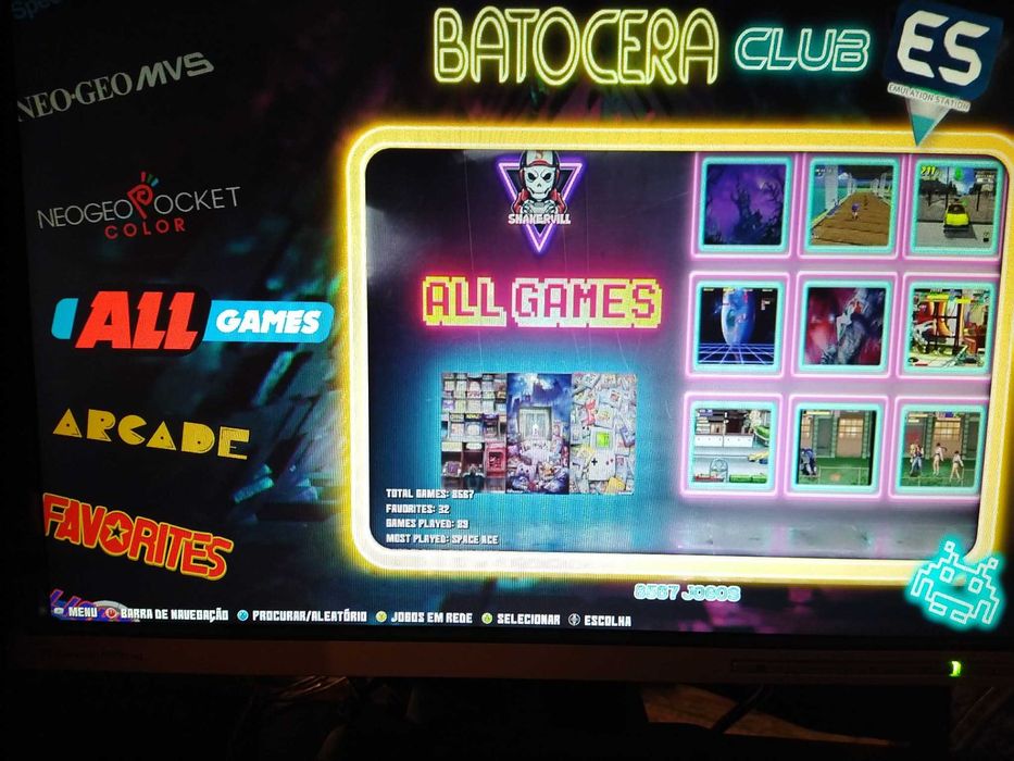 Computador Hp Windows 11 e Retrobat