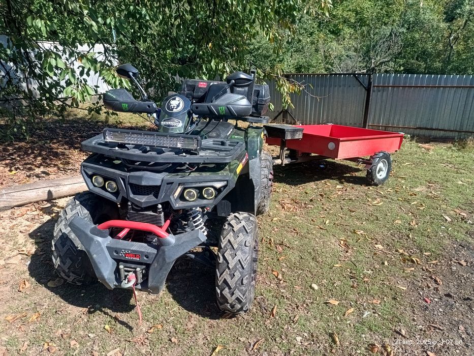 Квадроцикл з прицепом
