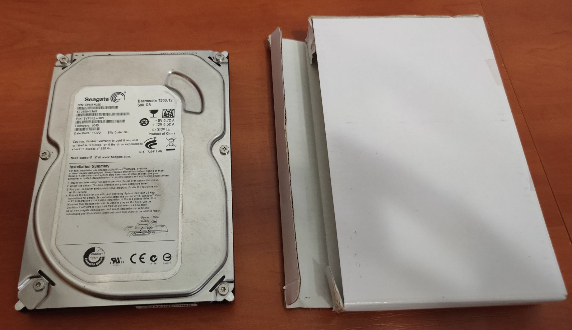 Жесткий диск Seagate HDD 500GB 7200rpm 3.5"