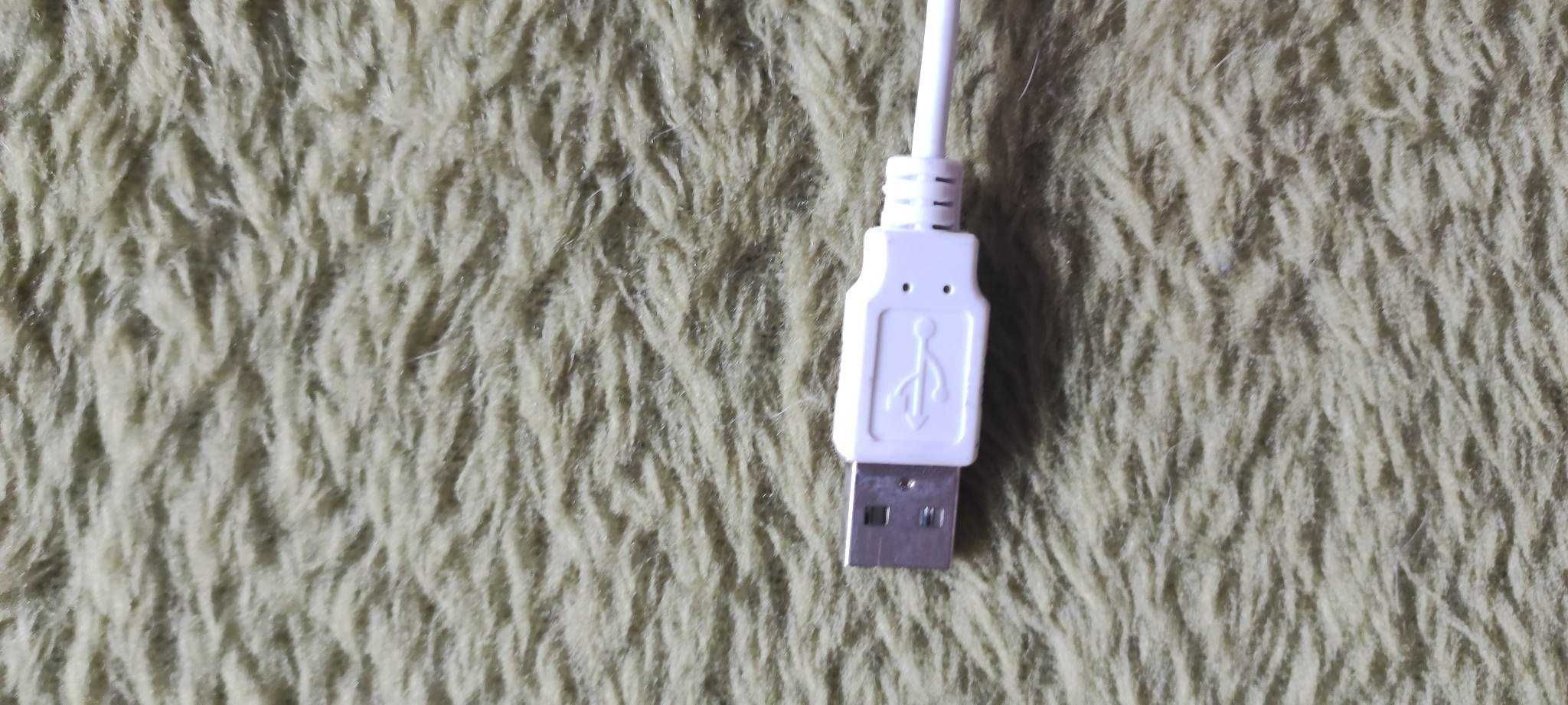 Kabel usb- micro usb biały