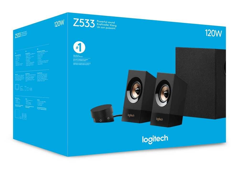 Colunas Logitech Z533