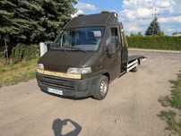 Fiat Ducato pilote auto-laweta + wciągarka kat B 2.5D 1998r