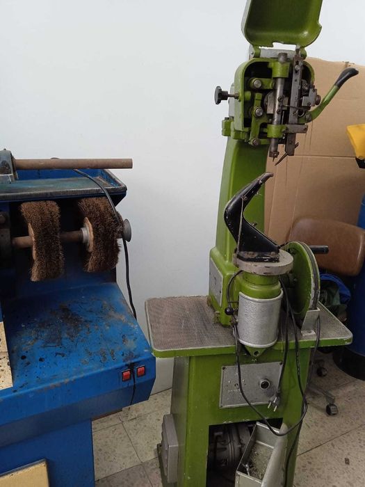 Conjunto máquinas de conserto de calçado