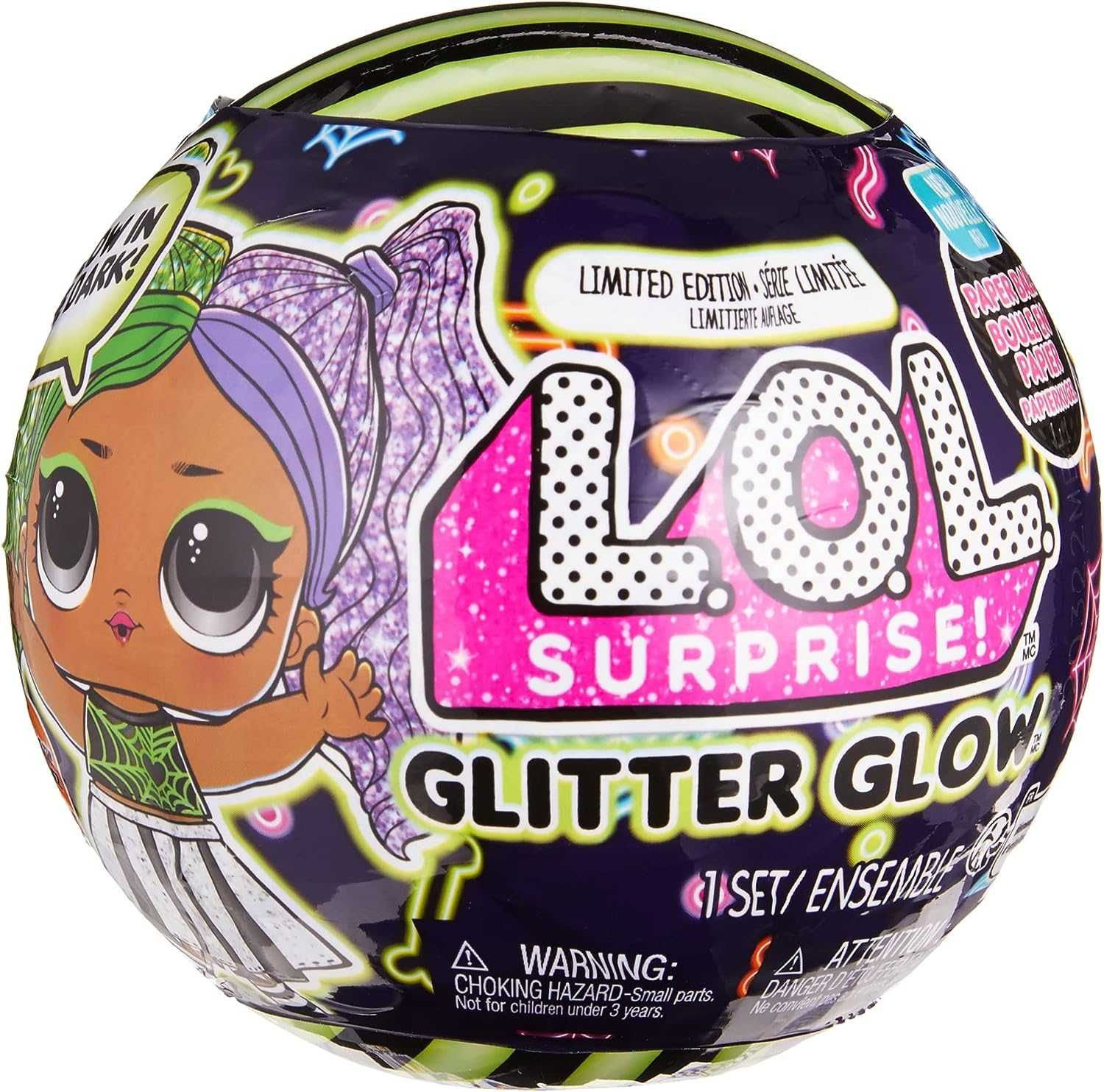 Кукла лол Хэллоуин LOL Halloween лимитированная Glitter Glow Cheer Boo