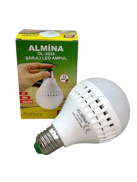 Акумуляторна лампочка E27 12 W Almina Лампочка з акумулятором