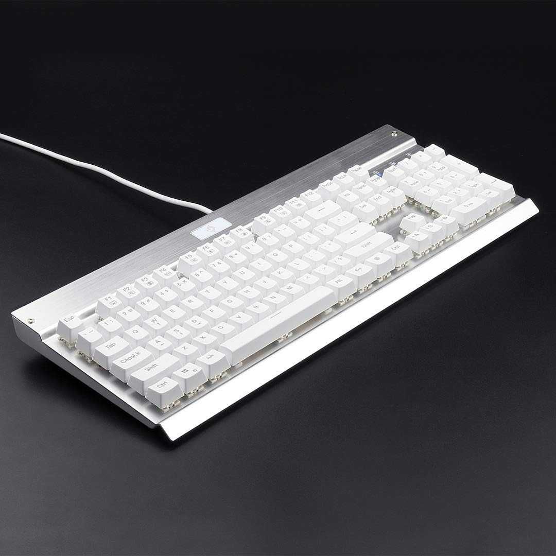 Aluminiowa Klawiatura mechaniczna Eagletec KG010 brązowe Switche