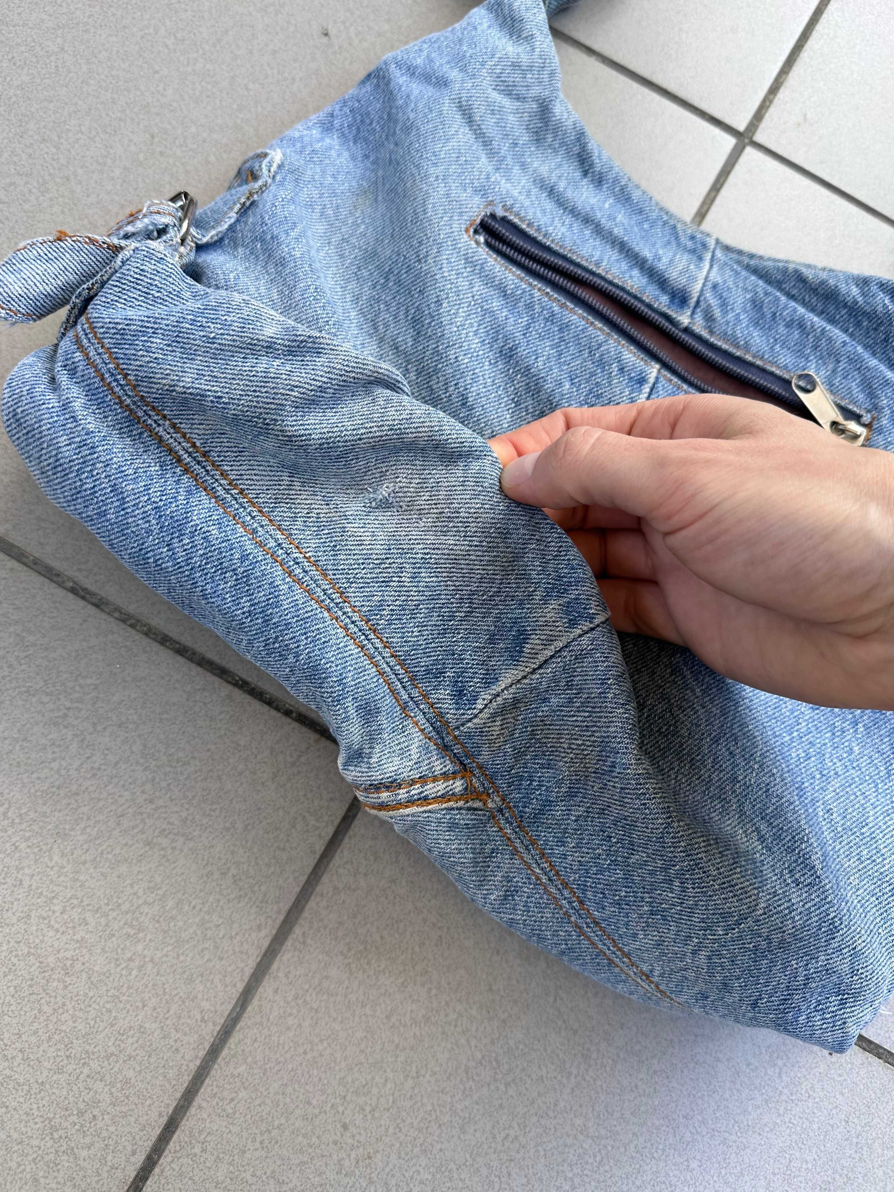 Torebka jeansowa Levis customade handmade