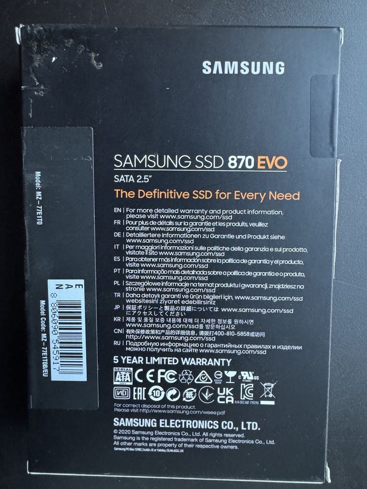 Dysk SSD Samsung 870 EVO 1 TB