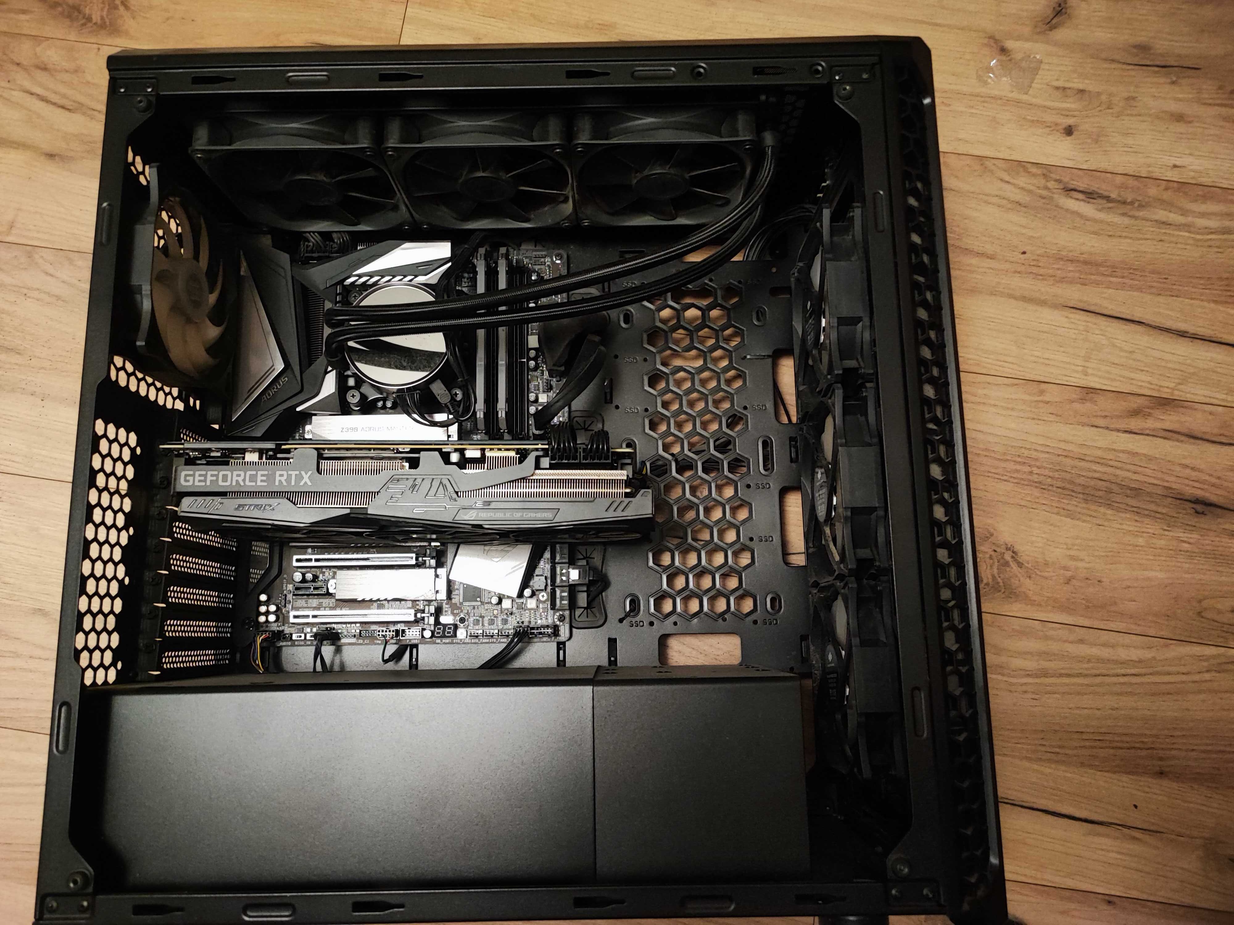 Komputer PC Gamingowy 2080ti ROG Strix, 32gb ram, i9 9900k, z390 aorus
