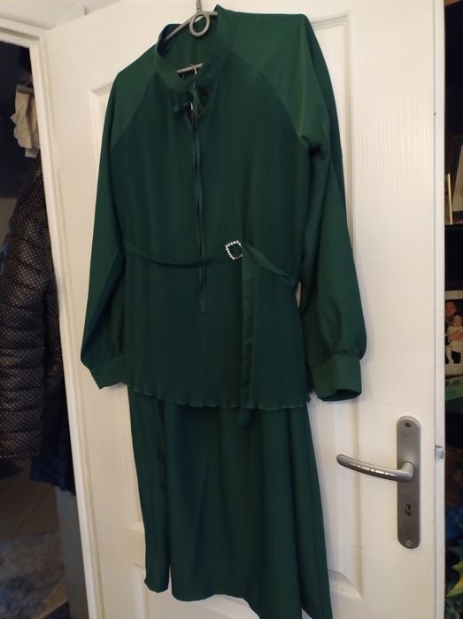 Garsonka komplet butelkowa zieleń 46