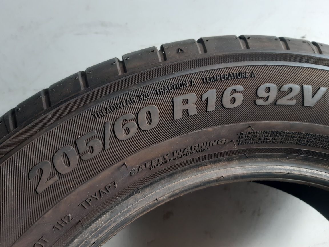 Opony letnie 205/60R16 Kumho 2021r 7mm montaż w cenie