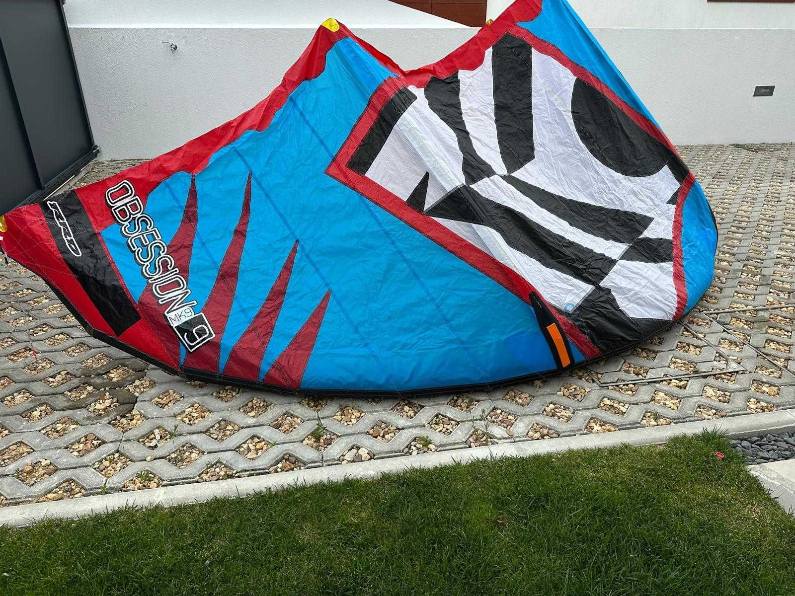 Kitesurf RRD OBSESSION 9 mt Completo ( Barra + Bomba)