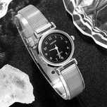 Srebny zegarek  Montre Femme