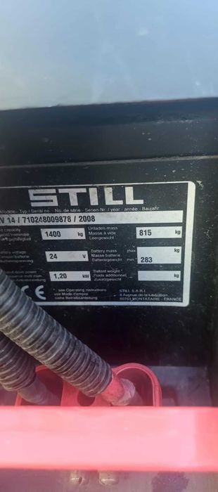 Still Wózki do komisjonowania pionowego EGV14