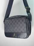 Air Jordan Monogram Crossbody Torba rekreacyjna Czarna