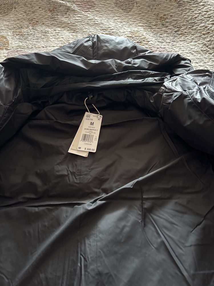 Пуховик адидас оригинал Big Baffle Down Coat Adidas