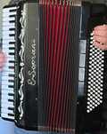 Acordeon Soprani topo de gama 120 baixos