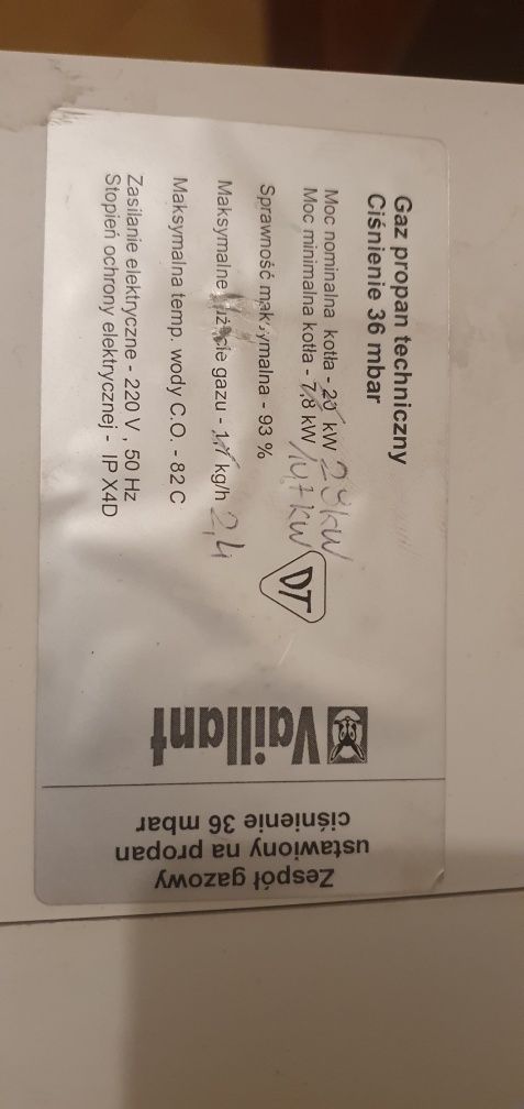Piec gazowy dwu funkcyjny Vaillant