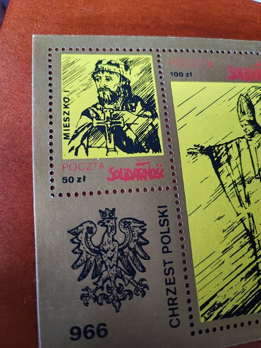 Znaczki Poczta SOLIDARNOŚCI - PRL - podziemie