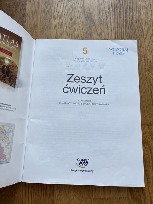 „Wczoraj i dziś”- zeszyt ćwiczeń do historii dla klasy 5